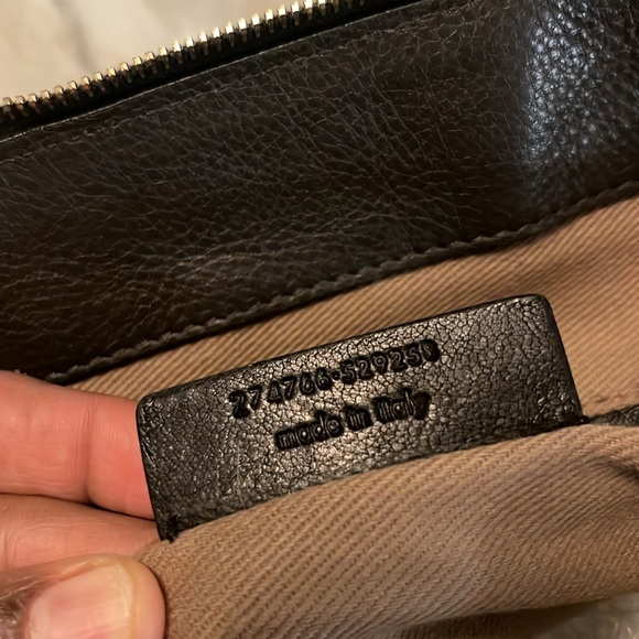 YSL Leather & Canvas Muse Two Handbag - Picture 5 of 12